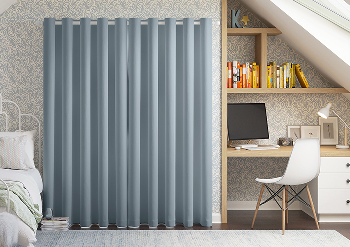 Menton, Tranquil Blue - Made to Measure Curtains - Image 7